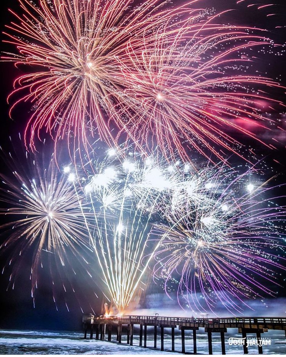 December 31 Fireworks at 830 p.m. at St. Augustine Beach Totally St