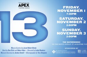 Nov. 1-3: Apex Theatre Studio stages 13: The Musical